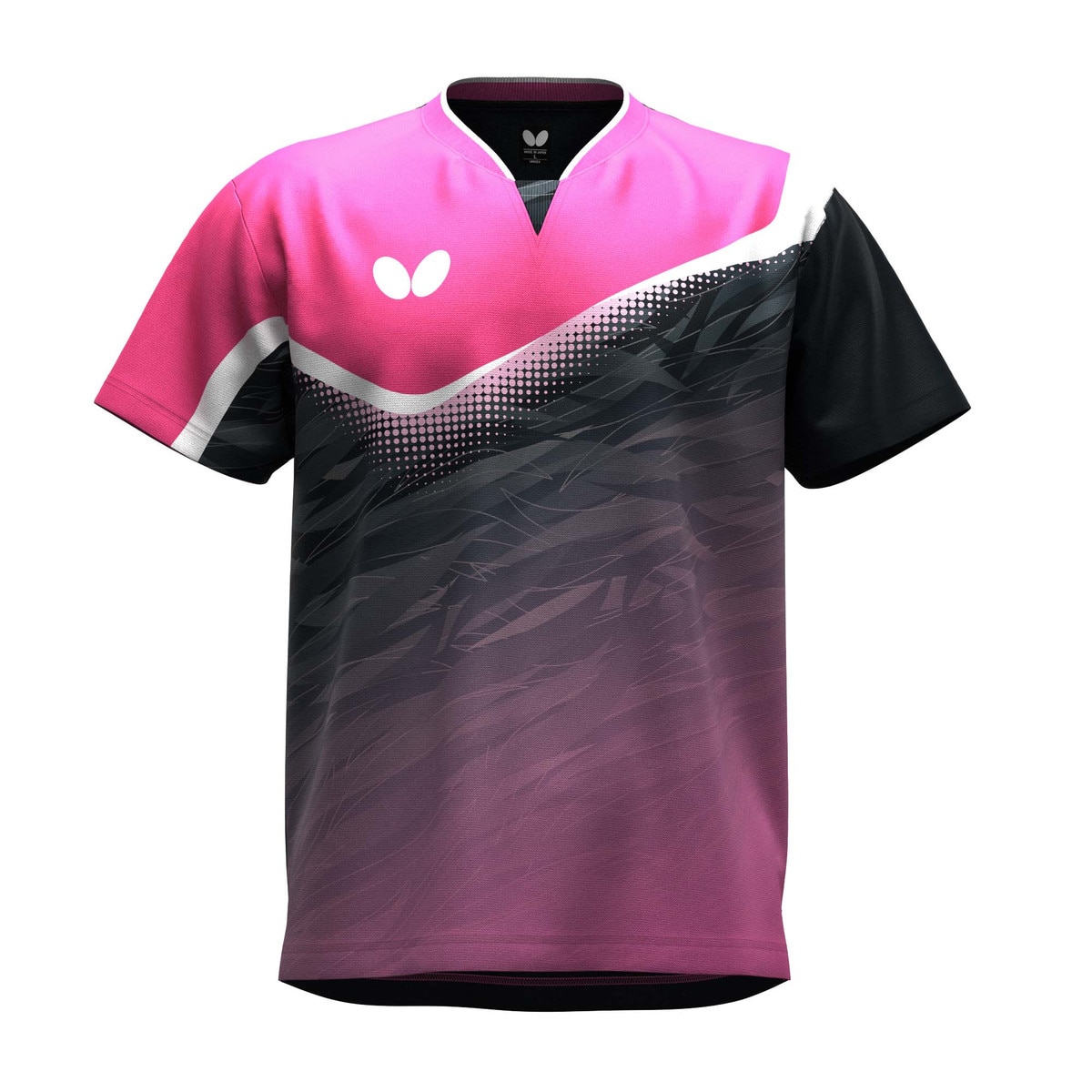 Butterfly Laulie Table Tennis Shirt - Rose - Front